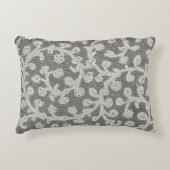 Coussins Décoratifs Linge de dentelle mariage blanc classique jolie (Devant)