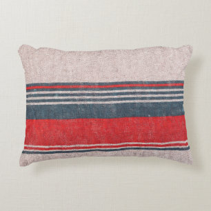 Coussins Décoratifs Linge de linge de maison rouge : Texture des vêtem