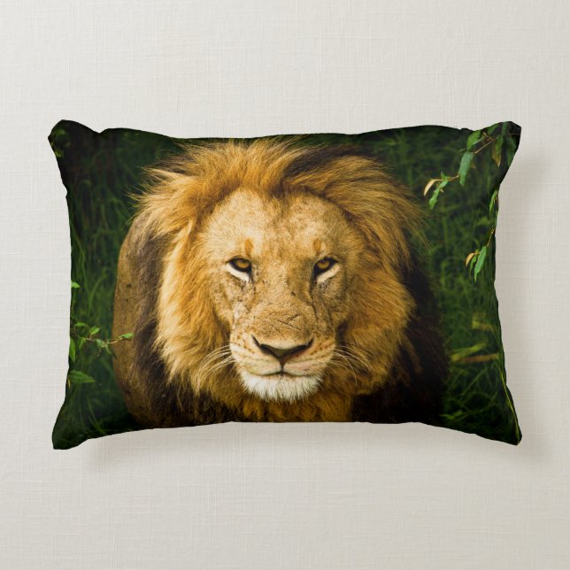 COUSSINS DÉCORATIFS LION KING DANS LA JUNGLE (Devant)