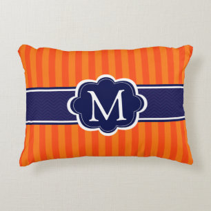Coussins Décoratifs L'orange barre l'initiale faite sur commande de