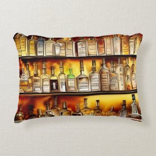 Coussins Décoratifs L'oreiller accent artistique aquarelle du bar arri