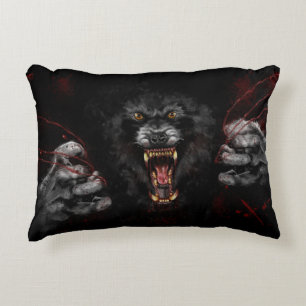 Coussins Décoratifs Loup-garou arrachant votre coeur