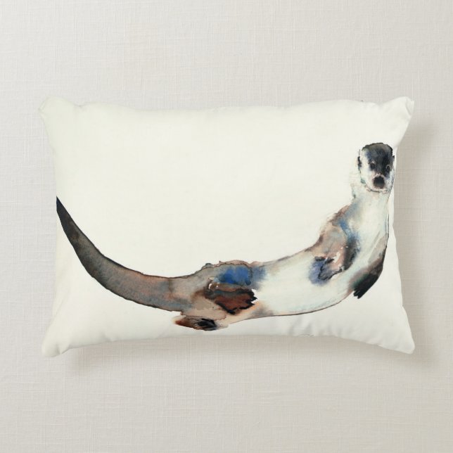 Coussins Décoratifs Loutre curieuse 2003 (Devant)