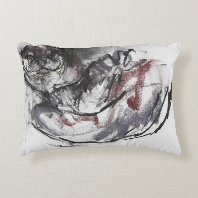 Coussins Décoratifs Loutre de chien (Devant)