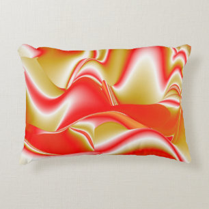 Coussins Décoratifs Love and Gold Abstrait 3D Rainbowart