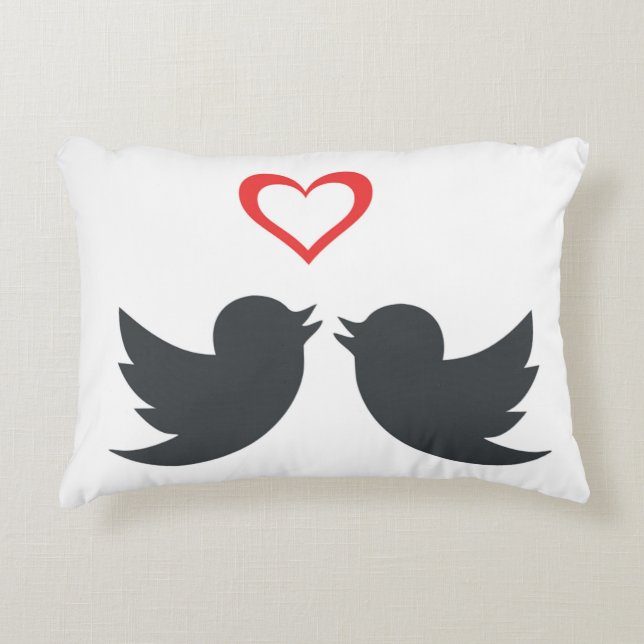 COUSSINS DÉCORATIFS LOVEBIRDS (Devant)