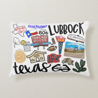 COUSSINS DÉCORATIFS LUBBOCK TEXAS PILLOW