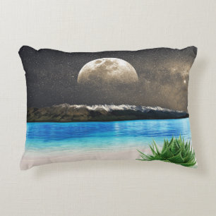 Coussins Décoratifs Lune Et Plage