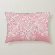 Luxueux Motif dentelle italienne Rose blanche