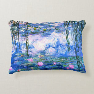 Coussins Décoratifs Lys d'eau rose Monet