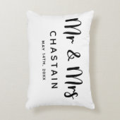 Coussins Décoratifs  M. & Mme | Mariage  (Devant(Vertical))