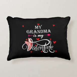Coussins Décoratifs Ma grand-mère est ma Saint-Valentin Valentines