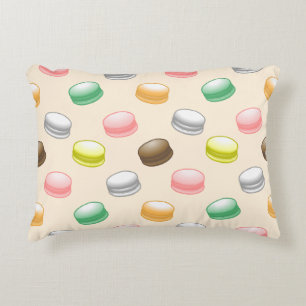 Coussins Décoratifs Macarons Colorés et Magnifiques
