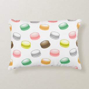 Coussins Décoratifs Macarons Colorés et Magnifiques