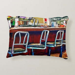 Coussins Décoratifs Magasin De Bonbons Avec Fontaine De Soda