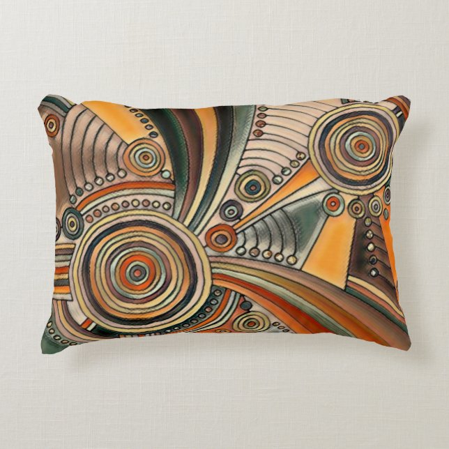 Coussins Décoratifs Main Tirée Par EDDArt - Thoughts 1 (Devant)