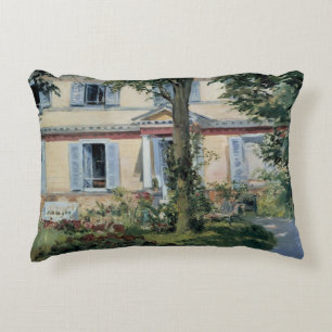 Coussins Décoratifs Maison à Rueil d'Edouard Manet, Beaux-Arts Anciens