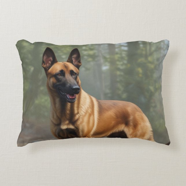 Coussins Décoratifs Malinois belge (Devant)