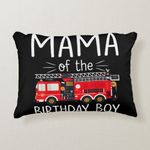 Coussins Décoratifs Maman du garçon d'anniversaire Camion d'incendie p