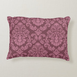Coussins Décoratifs Mandala motif floral violet élégant