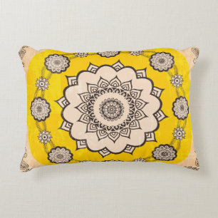 Coussins Décoratifs Mandala Ornamental : Style Ethnique Design.