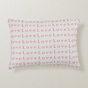 Coussins Décoratifs Mariage Amour Rouge Unique Élégant
