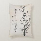 Coussins Décoratifs Mariage personnalisé Date Anniversaire Inséparable (Devant(Vertical))