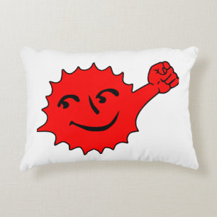 Coussins Décoratifs Mascotte Soleil Rouge Cheer