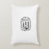 COUSSINS DÉCORATIFS **MÉCHANT OU PAS J'AI ESSAYÉ** (Devant(Vertical))