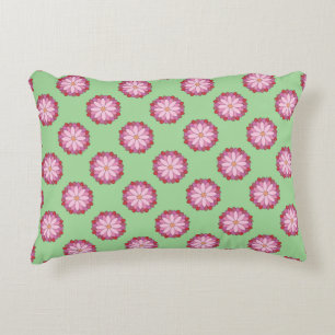 Coussins Décoratifs Médaillon asiatique rose pastel Floral