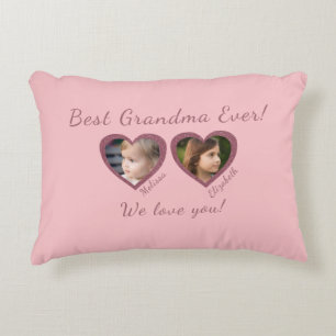 Coussins Décoratifs Meilleur grand-mère personnalisé deux Modèles phot