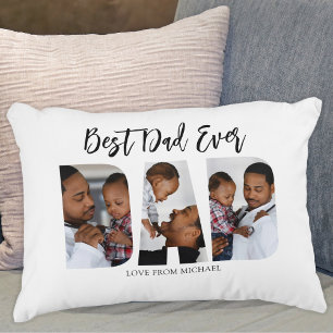 Coussins Décoratifs Meilleur Papa Photo