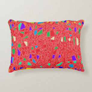 COUSSINS DÉCORATIFS MEILLEURS SOUHAITS CONCEVOIR ART ET MOTS ROUGES CR