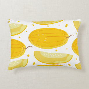 Coussins Décoratifs Melon Doodle Fruit Design Vintage