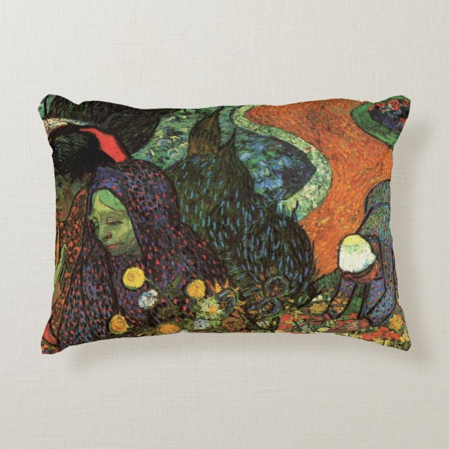 Coussins Décoratifs Mémoire du jardin à Etten par Vincent van Gogh (Devant)