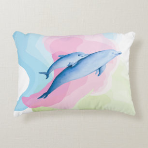 Coussins Décoratifs Mer Extraordinaire avec dauphins