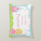 Coussins Décoratifs Mignonne Blonde Notre Petite Princesse (Devant(Vertical))