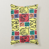 Coussins Décoratifs Minimal Dogs Line Art Collage (Devant(Vertical))