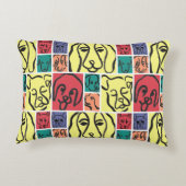 Coussins Décoratifs Minimal Dogs Line Art Collage (Dos)
