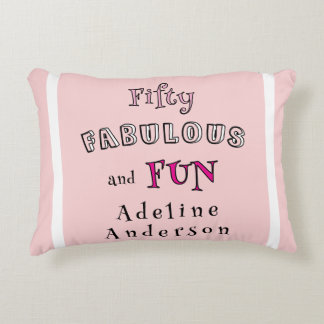 Coussins Décoratifs Minimal Moderne Cinquante Fantastique Fête Rose 50