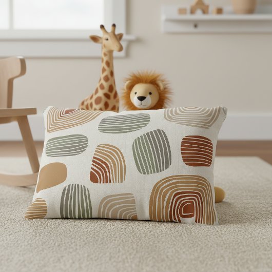 Coussins Décoratifs Modern Boho Earth Tones Abstract ID1273