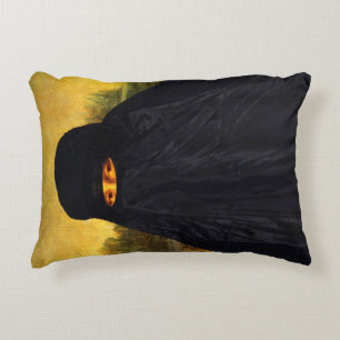 Coussins Décoratifs Mona Lisa cachée derrière la burqa