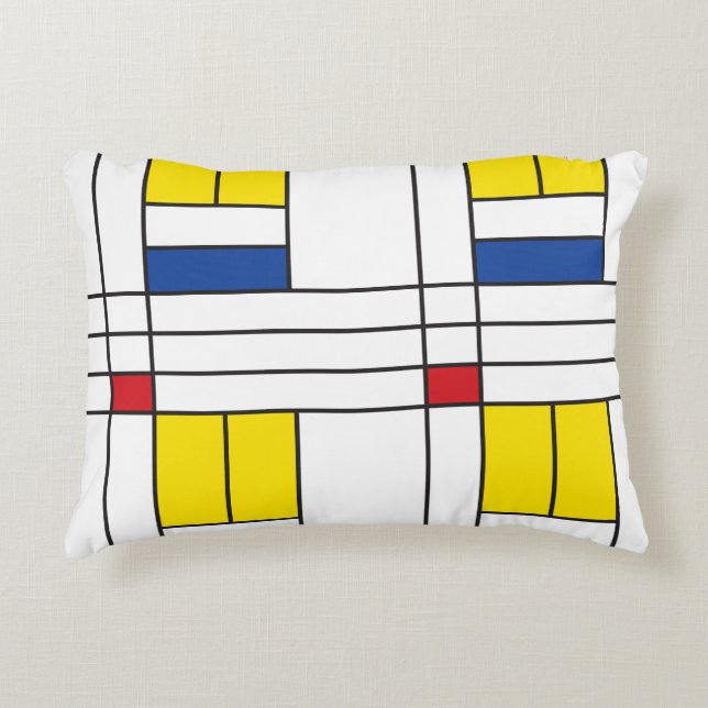 Coussins Décoratifs Mondrian II Minimum De Stijl Modern Art Design (Devant)