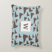 Coussins Décoratifs Monogramme personnalisé Cute Walrus Motif (Dos(Vertical))