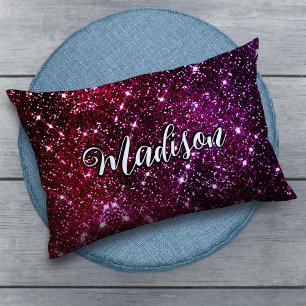 Coussins Décoratifs Monographie de Parties scintillant rose irisé Whim
