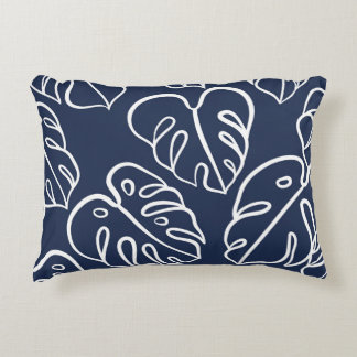 Coussins Décoratifs Monstera Feuilles : Main Vintage Tirée.