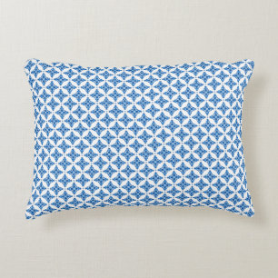 Coussins Décoratifs Mosaïque Bleue Porcelaine