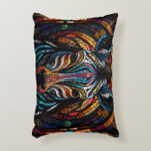 Coussins Décoratifs Mosaïque vibrante Zèbre (Devant(Vertical))