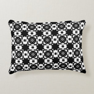 Coussins Décoratifs Motif à carreaux rétro minimaliste – Design monoch