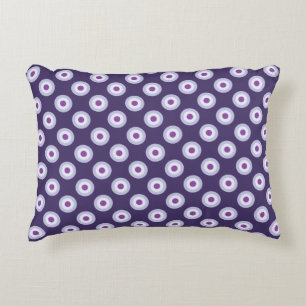 Coussins Décoratifs Motif à points Polka - Violet bleu violet violet l